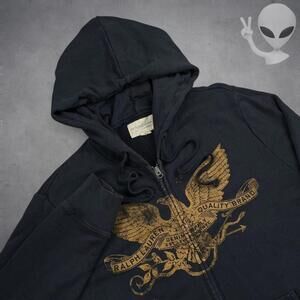 Polo Ralph Lauren Denim & Supply Full Zip Hoodie Extra Large Vintage jacket